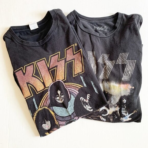 Kiss Graphic T-shirt Bundle - Size 2X - Picture 1 of 10